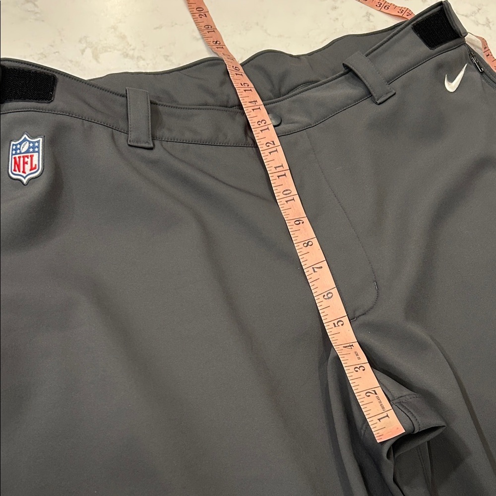 Nike Men's NFL On Field Fleece Lined Athletic Performance Blokecore Gray Pants - Picture 11 of 13